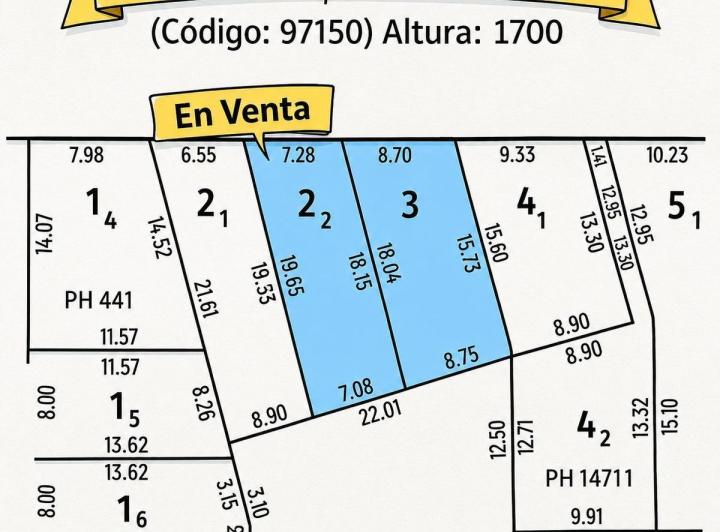 Terreno · 296m²
