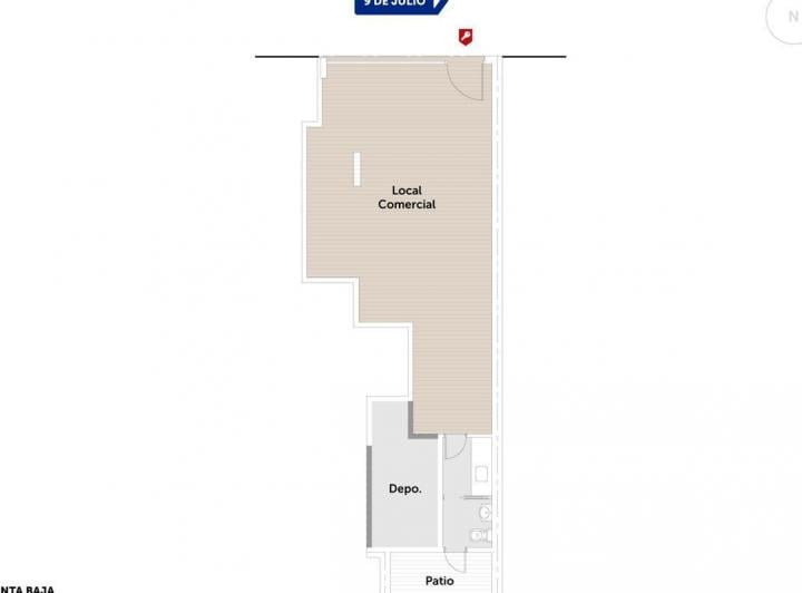 Local comercial · 55m² · 1 Ambiente