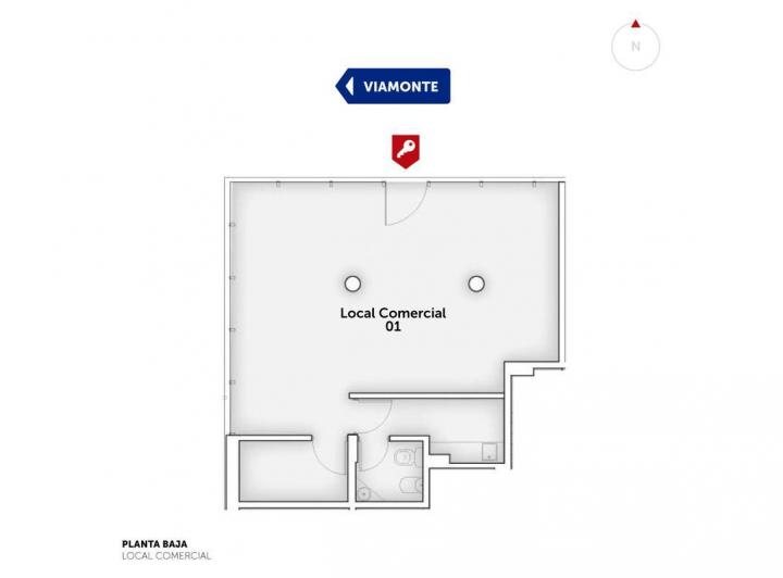 Local comercial · 52m² · 1 Ambiente · 1 Cochera