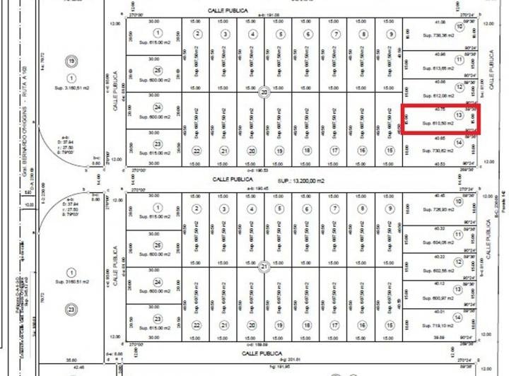 Terreno · 600m²