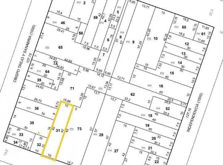 Terreno · 420m²