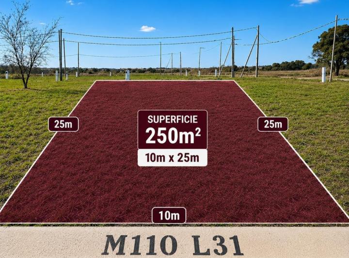 Terreno · 250m²