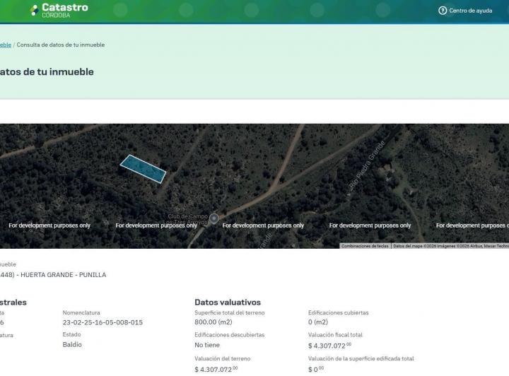Terreno · 800m²