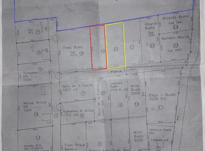 Terreno · 1000m²