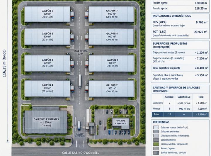 Terreno · 13950m²