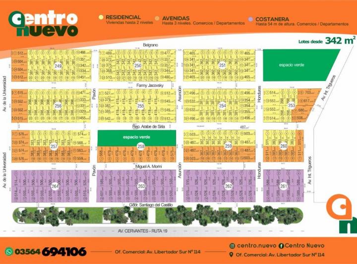 Terreno · 342m²