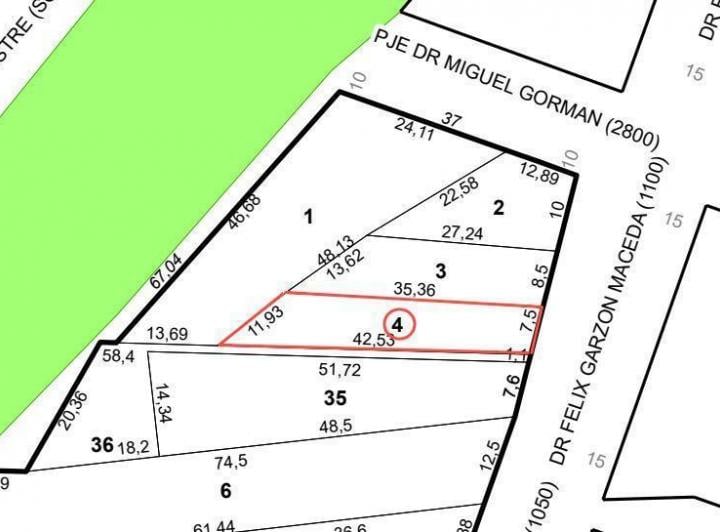 Terreno · 277m²