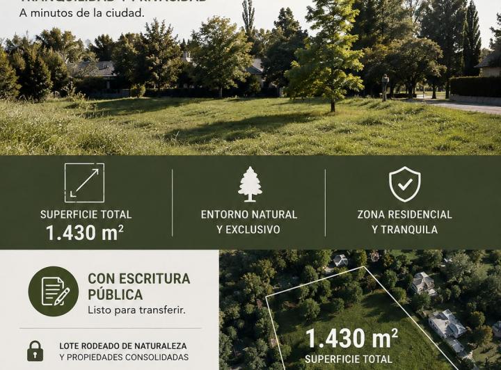 Terreno · 1430m²