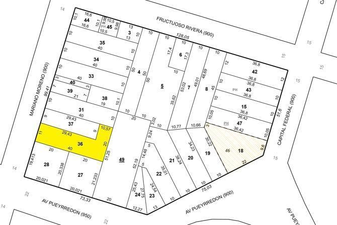Terreno · 535m² · 1 Ambiente