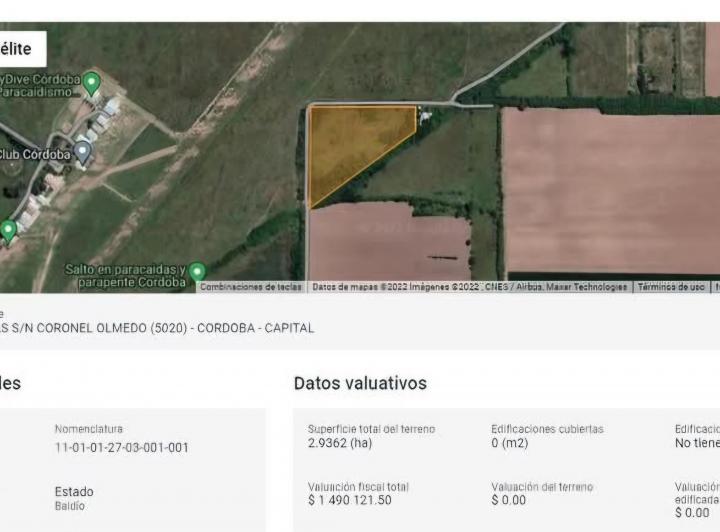 Terreno · 29000m²