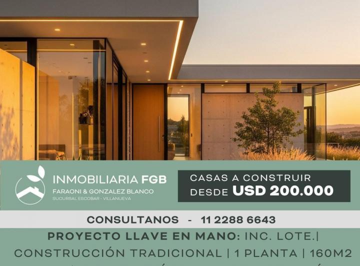 Casa · 160m² · 5 Ambientes · 4 Cocheras