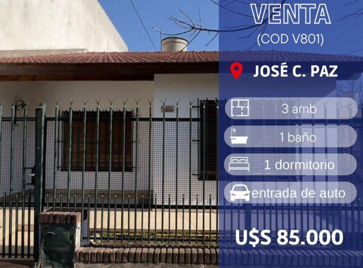 Casa · 80m² · 3 Ambientes