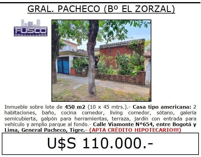 Casa · 120m² · 2 Dormitorios