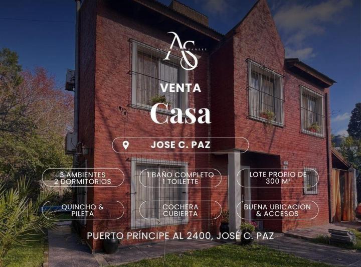 Casa · 300m² · 3 Ambientes · 2 Cocheras