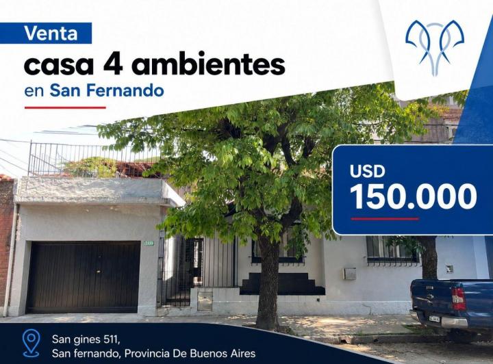 Casa · 99m² · 4 Ambientes · 1 Cochera