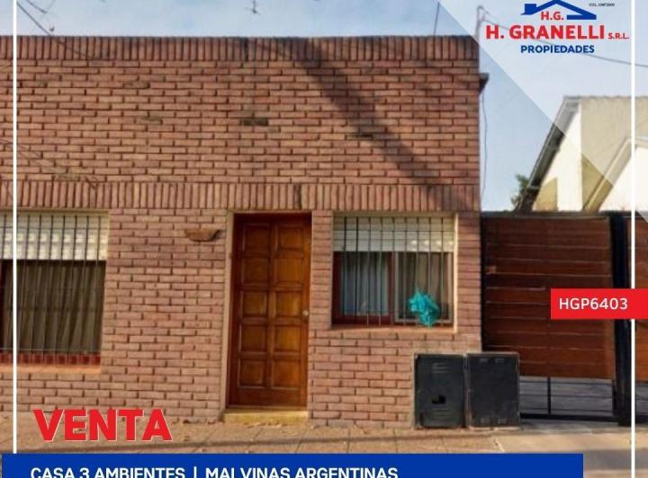 Casa · 85m² · 3 Ambientes · 1 Cochera