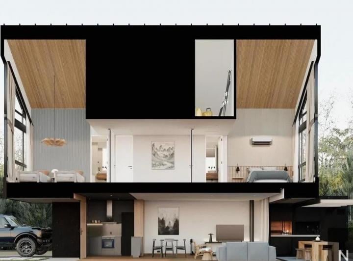 Casa · 95m² · 3 Ambientes · 1 Cochera