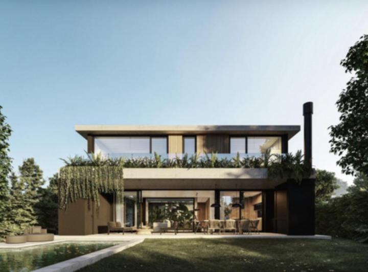 Casa · 335m² · 4 Dormitorios · 2 Cocheras