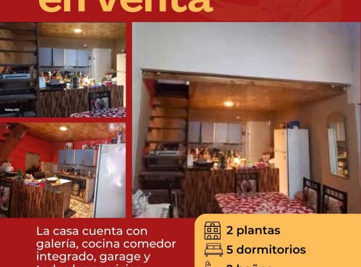 Casa · 100m² · 6 Ambientes · 1 Cochera