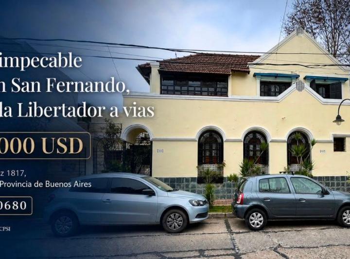 Casa · 200m² · 6 Ambientes · 1 Cochera