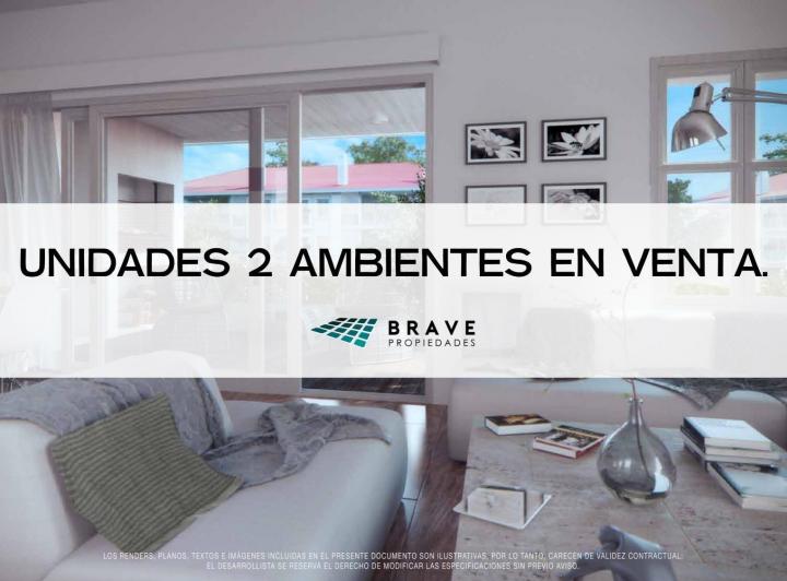 Departamento · 49m² · 2 Ambientes · 1 Cochera