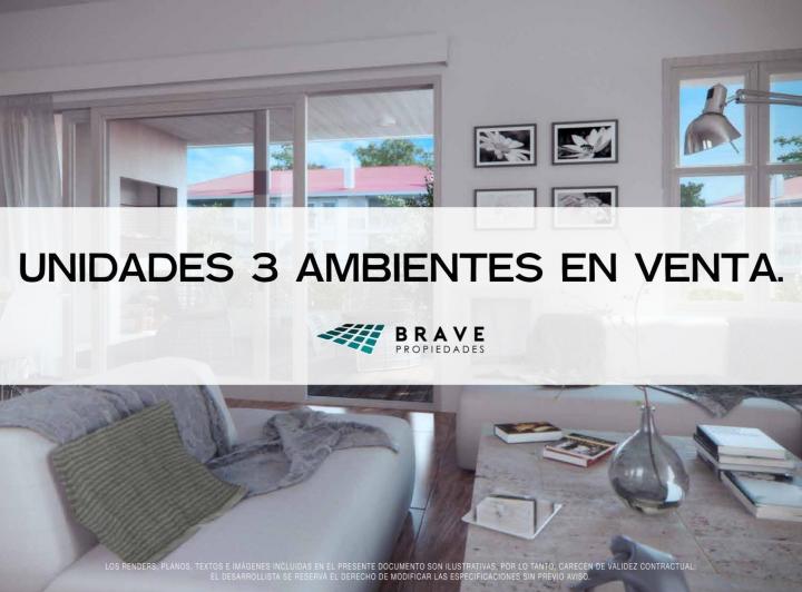 Departamento · 75m² · 3 Ambientes · 1 Cochera