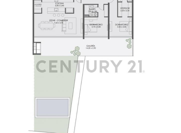Departamento · 112m² · 3 Ambientes · 2 Cocheras