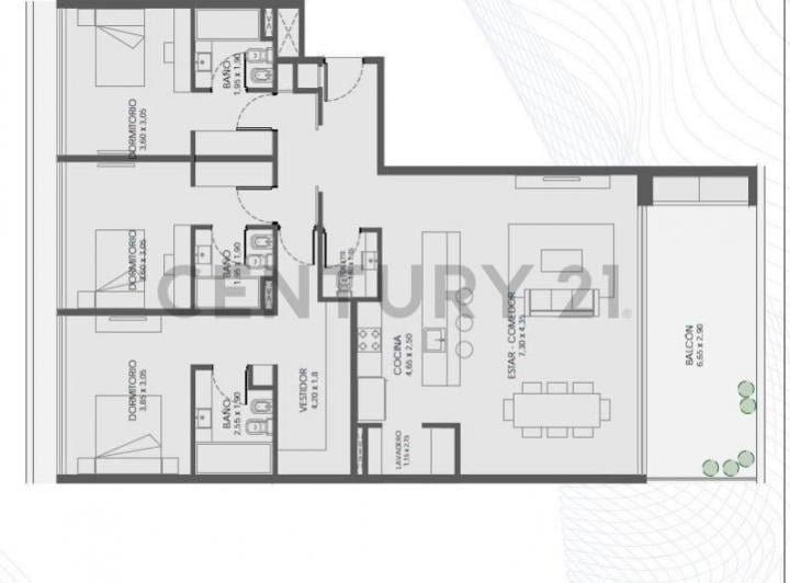 Departamento · 138m² · 4 Ambientes · 2 Cocheras