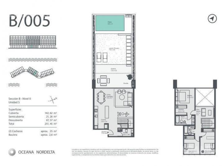 Departamento · 142m² · 4 Ambientes · 2 Cocheras