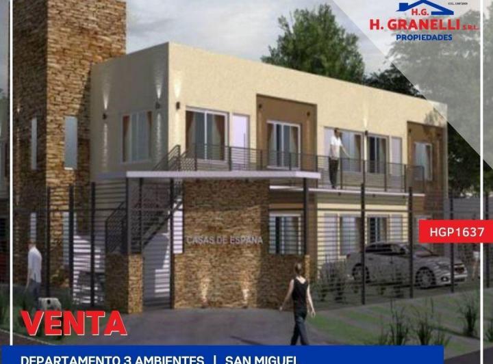 Departamento · 62m² · 3 Ambientes · 1 Cochera