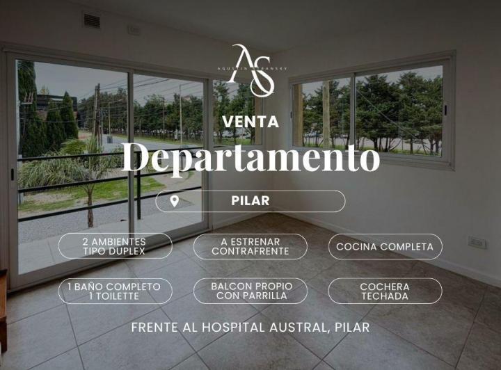 Departamento · 56m² · 2 Ambientes · 1 Cochera