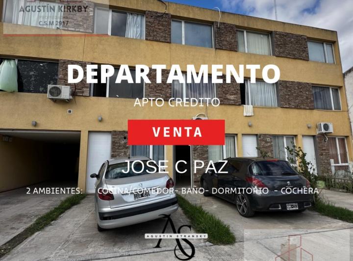 Departamento · 43m² · 2 Ambientes · 1 Cochera