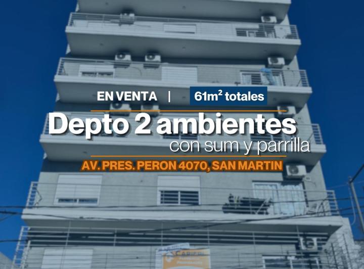 Departamento · 61m² · 2 Ambientes