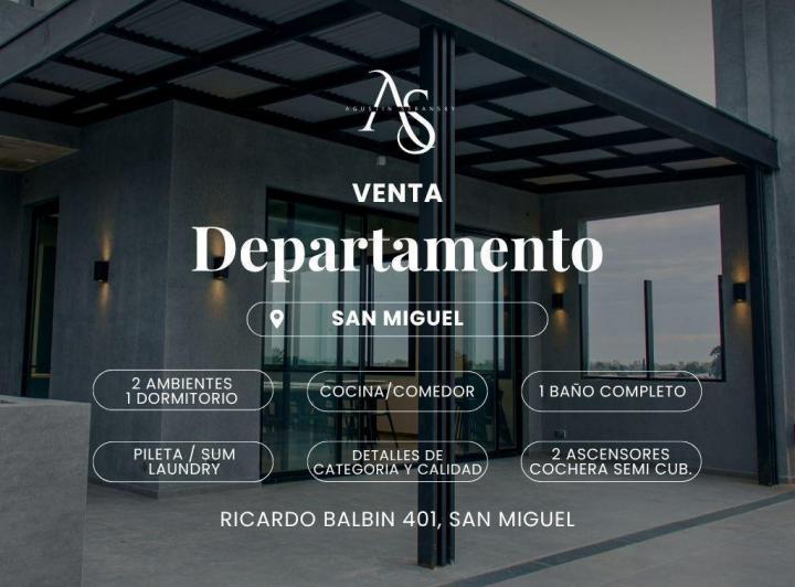 Departamento · 61m² · 2 Ambientes