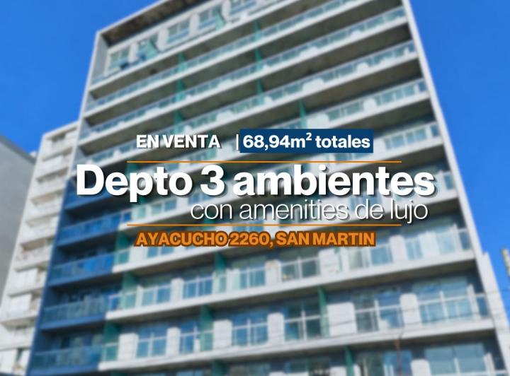 Departamento · 57m² · 3 Ambientes