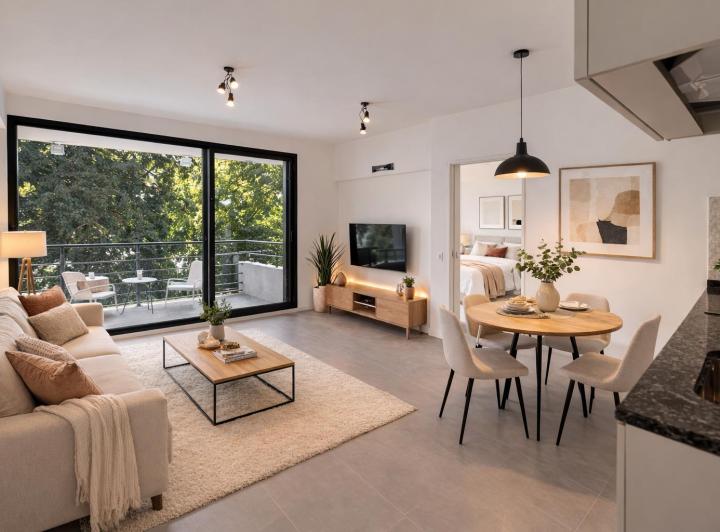 Departamento · 39m² · 2 Ambientes · 1 Cochera