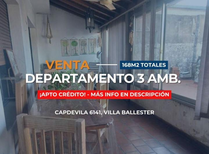 Departamento · 94m² · 3 Ambientes