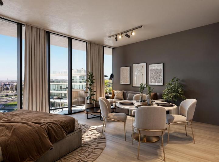Departamento · 44m² · 1 Ambiente · 1 Cochera