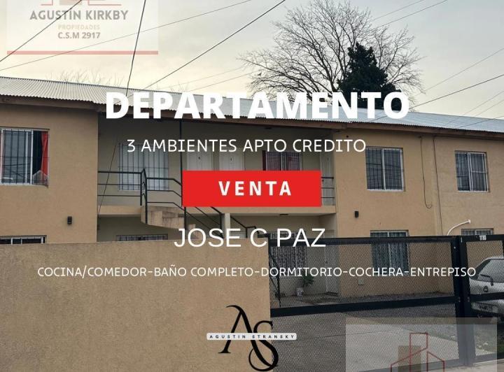 Departamento · 45m² · 3 Ambientes · 1 Cochera