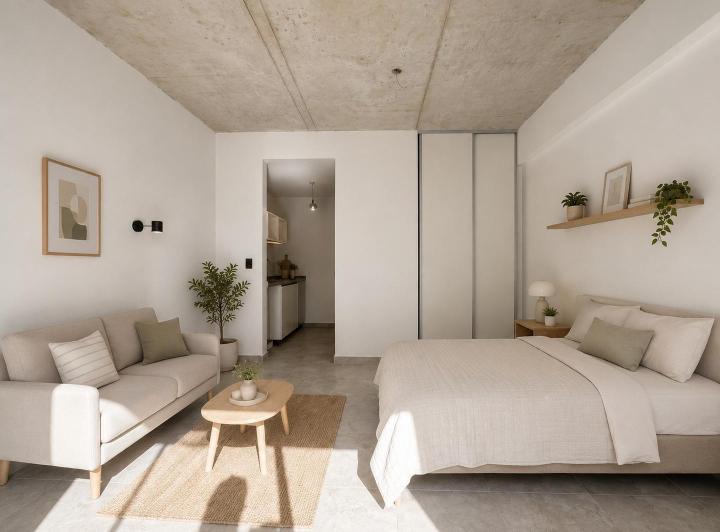 Departamento · 28m² · 1 Ambiente · 1 Cochera