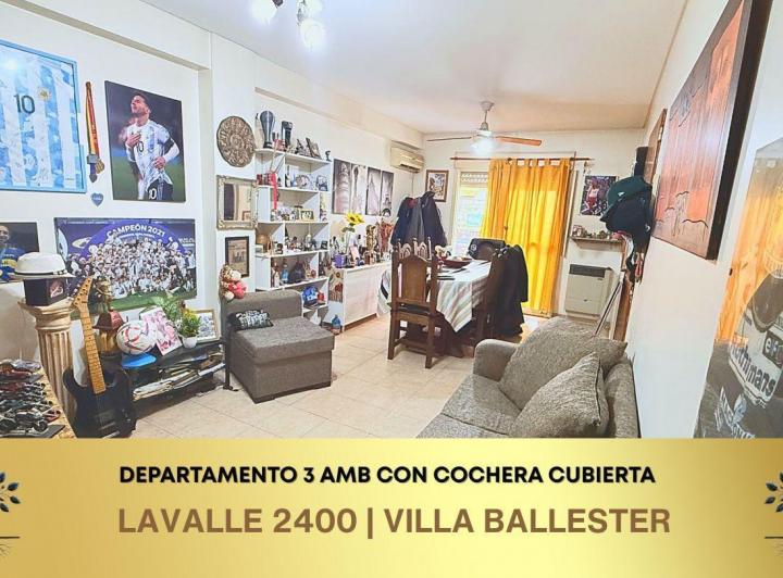 Departamento · 50m² · 3 Ambientes · 1 Cochera