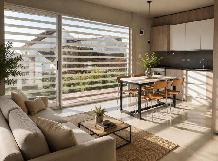Departamento · 58m² · 2 Ambientes · 1 Cochera