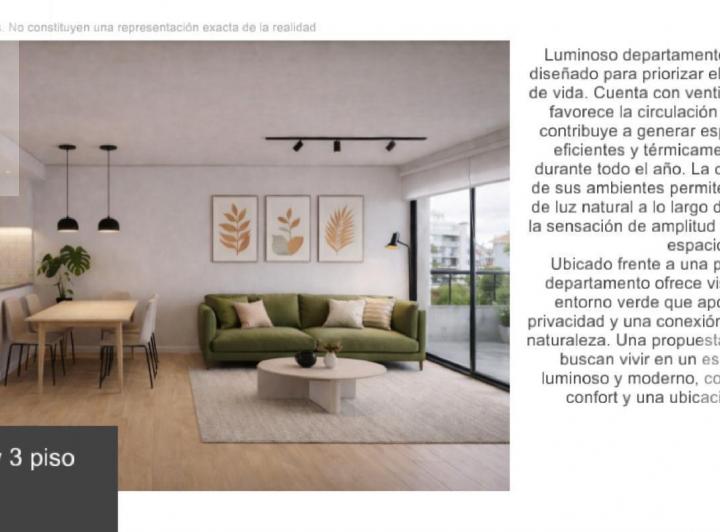 Departamento · 51m² · 2 Ambientes · 1 Cochera