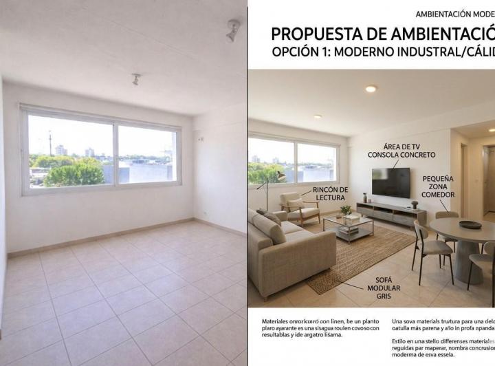 Departamento · 53m² · 3 Ambientes · 1 Cochera