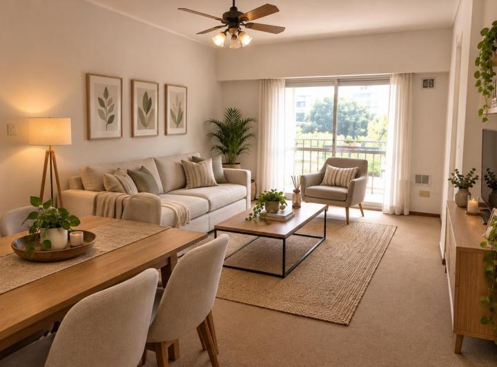 Departamento · 60m² · 3 Ambientes · 1 Cochera