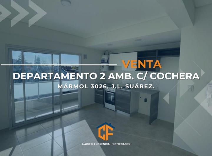 Departamento · 44m² · 2 Ambientes · 1 Cochera