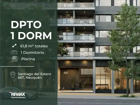 Venta departamento 1 dormitorio con balcón