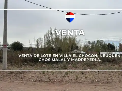 Venta de lote en villa el chocon