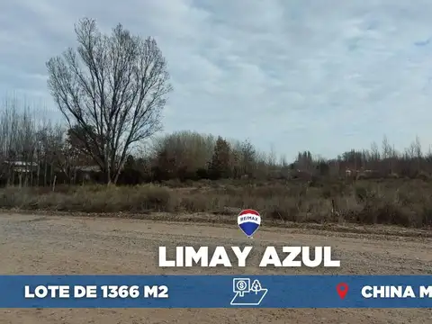 Venta lote limay azul, china muerta - plottier