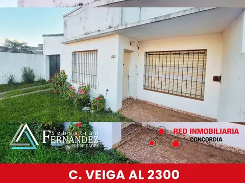 Casa con amplio terreno sobre concejal veiga